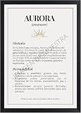 Genérico Cuadro con Personalizado con Nombre Significado e Historia ideal para Regalos