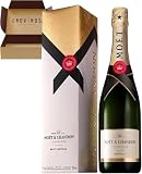 Moët & Chandon Champagne Imperial Brut 12% Con Estuche - Botella de Champan Moet Chandon x 75 cl Con Estuche Especial - ENVIO 24 H - Caja Reforzada - Mejor Selección ENOVINOS THE WINE BRAND