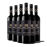 Carlos Plaza Seleccion 2019 - Vino Tinto Crianza - Ideal Combinar con Carnes Rojas, Cocido Madrileño, Tapas (Jamón,Lomo,Queso) - Pack 6 Botellas 750ml