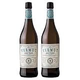 Vermut Blanco Lustau de 75 cl - Elaborado en Jerez - Bodegas Grupo Caballero (Pack de 2 botellas)