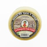 LA PASIEGA DE PEÑAPELADA Queso Mezcla de Vaca y Oveja, Queso redondo baby 530 gr (aprox) Al vacío - Sabor Suave y Pronunciado - Elaborado con Leche Pasteurizada - Calidad Artesanal Española