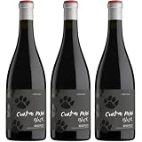 Cuatro Pasos Black, vino tinto español con carácter intenso y notas frutales, especiadas y tostadas que reflejan la personalidad de la variedad Mencía| 3 botellas