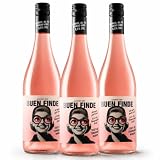 Buen Finde® Vino Rosado Sin Alcohol 0,0% Tempranillo, Pack 3 x 750 ml | Vino Rosado Sin Alcohol 0,0 Premium Desalcoholizado, Bajo en Calorías, Vegano, Fresco y Afrutado