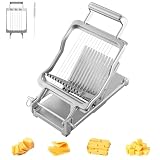 RemixOri Cortadora Queso Comercial, Láminas 1cm & 2cm | Cutter para Queso con Alambre Acero Inox 316, Ideal para Restaurantes Panaderías Catering & Cocinas Domésticas
