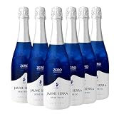 Jaume Serra Zero Semi Seco - Vino Espumoso Sin Alcohol - 6 Botellas x 750ml