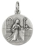 I G J MEDALLA DE SANTA RITA DE CASCIA - PATRONA DE LOS CASOS IMPOSIBLES - 100% MADE IN ITALY