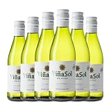 Familia Torres Viña Sol Parellada Penedès Botellín 18 cl Vino blanco (Caja de 6 Botellín de 18 cl)