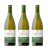 Raimat | Vino Blanco Raimat Castell Chardonnay Ecologico 2019 | MEDALLA DE ORO MUNDUS VINI - 2018 | D.O. Costers del Segre (3 Botellas)