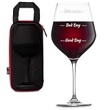 diVinto Copa de vino Gigante Who cares con Funda para llevar, XXL 860 ml