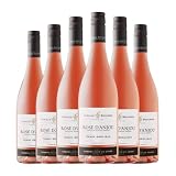 Bougrier Rosé Anjou 75 cl Vino rosado (Caja de 6 Botellas de 75 cl)