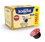 Caffè Borbone Mezcla de Café Roja - 90 Cápsulas - Compatibles con Máquinas de Café Nescafè®* Dolce Gusto®*