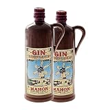 Ginebra Xoriguer Gin Caneca Cerámica 70 cl (Caja de 2 Botellas de 70 cl)