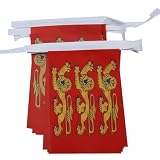 AZ FLAG Guirnalda Alta Normandía 6 m 20 banderas Poliéster Ligero 21x15 cm