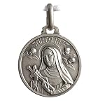Holyart Medallita Santa Rita, Plata 925, 8 mm (0.32 inc.)