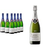 Codorníu Gran Cremant - Cava Brut - Caja 6 botellas 75cl & Anna de Codorníu - Cava Brut Nature - 75cl