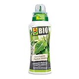 COMPO BIO Fertilizante Plantas Verdes, Hierro magnesio azufre, 500 ml | Hojas verdes fuertes y sanas, refuerza resistencia a enfermedades, apto para agricultura ecológica oficial