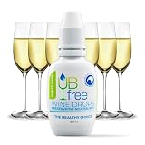UBfree - Gotas de vino, removedor de sulfito e histamina para vino blanco, natural, inodoro, insípido, reduce dolores de cabeza y alergias, portátil, 1 paquete, color blanco