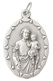 MEDALLA OVALADA DE SAN JOSE' (NOVIA DE LA VIRGEN BENDITA MARÍA) - MEDALLAS DE SAN PATRONI