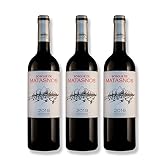 BOSQUE DE MATASNOS - ETIQUETA BLANCA 2019 - Vino Tinto D.O. Ribera del Duero. Tempranillo, Merlot y Malbec - Criado en Barrica de 225 y 500 Litros Durante 12 Meses - Envío Refrigerado (3 botellas)