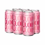 GLOP Vino Rosado Espumoso Orgánico Garnacha Tinta en Lata 200ml Pack 6 | Vegano | Afrutado y Fresco | 10% Vol | Origen España