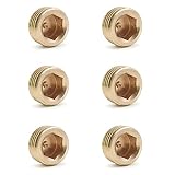 KtbeYTi 6 Tapones Hexagonales Internos 1/2' Tubería