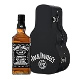 Jack Daniel's Tennessee Whiskey Old No.7, 40% Vol. Alcohol, Incluye Estuche Guitarra Para Regalar, 700 ml