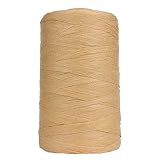 Hilo de papel de rafia de rayón de 316 yardas de ganchillo de color uva cinta de rafia para tejer a mano sombreros de verano bolsas de punto de ganchillo DIY hecho a mano hilo de hilo de punto 316