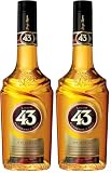 Licor 43 - Licor Único con 43 Ingredientes Naturales - Botella 700 ml (Paquete de 2)