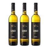 Albariño Lusco - Vino blanco de 75 cl - D.O. Rias Baixas Condado de Tea - Bodegas Gonzalez Byass (Pack de 3 botellas)