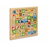 Cayro - Parchís y Oca - + 5 Años - Modelo de Madera - Juego de Mesa de Niños y Adultos - con Tablero Reversible - Diversión Familiar - 2 a 4 Jugadores