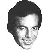 Julio Iglesias (Smile) Mascaras de personajes famosos, caras de carton