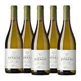 Lágrima Vitalis Albarín | D.O de León | Vino blanco Dulce y frutal | Caja 6 botellas x 75 cl | Perfecto para regalar y compartir