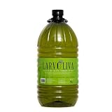 Larvoliva Aceite de Oliva Virgen Extra, Variedad Picual, Filtrado, Origen Jaén, 5L