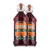 Licores Sebastian Stroh Jagertee 1 L (Caja de 2 Botellas de 1 L)