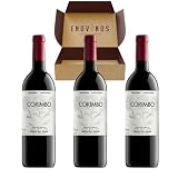 Vino Corimbo - x3 Botella Vino Tinto D.O. RIbera del Duero 100% Tempranillo x 75cl - Mejor Selección ENOVINOS