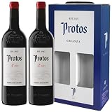 Protos Crianza, Estuche Vino Tinto 100% Tempranillo, D.O. Ribera del Duero, 2 botellas x 75cl