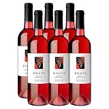 Bodega Enate - Rosado Cabernet Sauvignon - Pack de 6 Botellas de 75 cl - Vino Rosado D.O. Somontano - Monovarietal - Afrutado y con Aromas de Arándano, Frambuesa y Pimiento