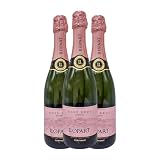 Llopart Rosé Brut Cava Reserva 75 cl Espumoso rosado (Caja de 3 Botellas de 75 cl)