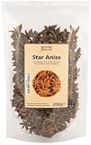 Grocer Planet - Anís Estrellado Entero (200g) | Natural | Intenso, Aromático y Dulce | Apto para Veganos | Sin OGM | Para recetas dulces y saladas