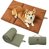 LZDMY Alfombra Perros Impermeable 94 * 66cm, Manta Perro Plegable Exterior