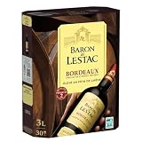 Baron de Lestac Rotwein Bordeaux AOP Bag in Box 3L