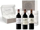 Pack Regalo Vino Tinto Crus Bourgeois : Château Barreyres - Château d'Arcins - Château Tour Prignac - 3 x 75cl - regalo ideal para los amantes del vino
