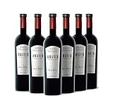 Amaren Selección de Viñedos - Vino Tinto D.O. Rioja - Variedad Uva Tempranillo y Garnacha - Notas de Fruta Roja - Reposo en Barricas Roble Francés y Americano - Incluye Estuche - 6 Botellas de 75 cl