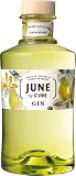 June Gin Pera - 700 ml, 37.5º - Ginebra aroma de Pera y Cardamomo - Elaborada para la creación de cócteles - Sin Gluten