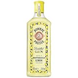 BOMBAY CITRON Pressé Premium Distilled Lemon Flavoured Gin, 37,5%, 70 cl | Infusionada al vapor con limones mediterráneos, perfil cítrico intenso, ideal para gin-tonics y cócteles, gran regalo, 700 ml