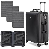 Lazenne Elegancia | Maleta para Vino para 12 Botellas, Ligera y Sofisticada, con Cerradura TSA Aprobada, Diseño Duradero, Ideal para Amantes del Vino – Negro Elegante
