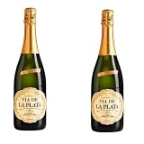 Cava Via Plata Semiseco - Mejor Cava 2023 - Vino Espumoso de Bodegas Españolas - 750ml - Notas Frutales y Refrescantes - Ideal para Celebraciones y Maridajes - Pack 2 Botellas
