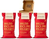 Arroz Molino Roca - Envio 24h - Dinamita - 3 Sacos 1kg Mejor Arroz Bomba del Mundo - Albufera - El Arroz de los grandes Chefs - Cosecha Privada (3 x Arroz Rojo)