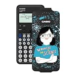 Casio FX-82SP CW - Calculadora Científica, con Jess Wade ilustrada por Coco Escribano, Recomendada para el Curriculum Español y Portugués, 5 Idiomas, más de 300 Funciones, Color Gris Oscuro