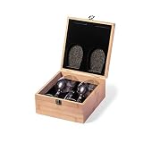 C&P Pack 2 Copas de Vino Personalizadas de Cristal Grabadas con el Nombre o Texto que quieras + Sacacorchos Abridor Acero Inox Esta dentro de la espuma, la zona esta troquelada con su forma (350ml)